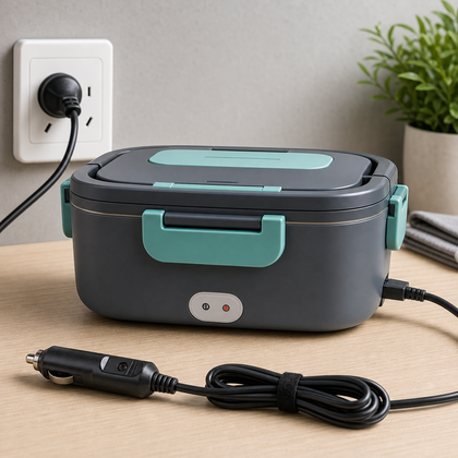 Heated lunch box AU wall plug and 12V car plug